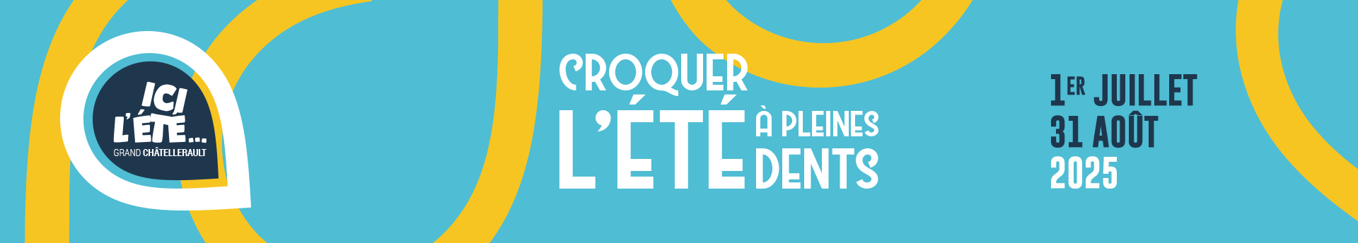 Ici l'été ... Grand Châtellerault, inscriptions