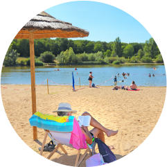Site lac de la forêt